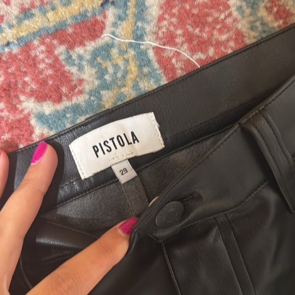 PISTOLA Cassie Super High Straight Pant in Black size 29 - Picture 6 of 7